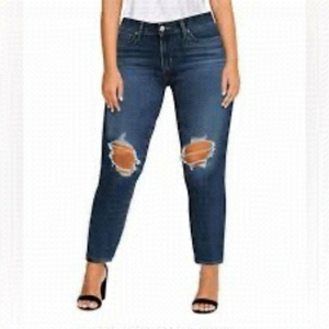 LEVI’S 711 Skinny distressed Medium Wash Jeans Size 20W